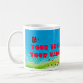 vos en vlinder koffiemok (Links)