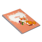 vos en vlinder notitieboek (Rechterzijde)