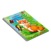 vos en vlinder notitieboek (Rechterzijde)