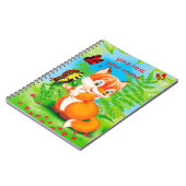 vos en vlinder notitieboek (Linkerzijde)