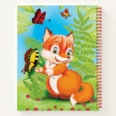 vos en vlinder notitieboek (Achterkant)