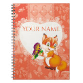 vos en vlinder notitieboek (Voorkant)