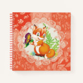 vos en vlinder notitieboek (Voorkant)