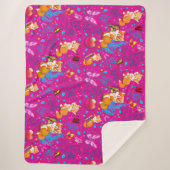 vos en vlinder sherpa deken (Voorkant)