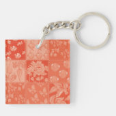 vos en vlinder sleutelhanger (Achterkant)