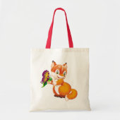 vos en vlinder tote bag (Voorkant)