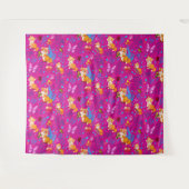 vos en vlinder wandkleed (Voorkant (horizontaal))