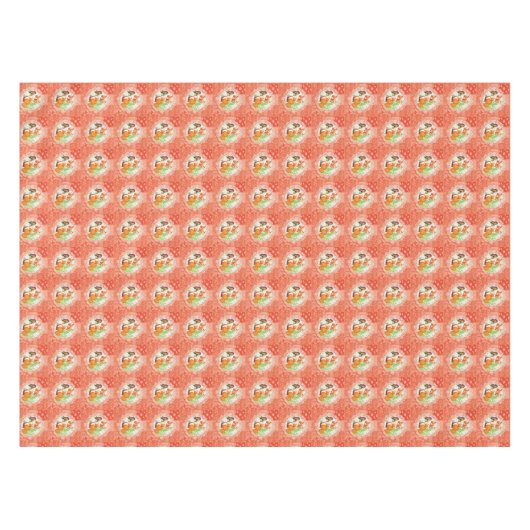 vos- en vlinderpatroon tafelkleed (Voorkant (Horizontaal))