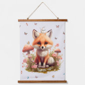 VOS EN VLINDERS HANGEND WANDKLEED (Voorkant)