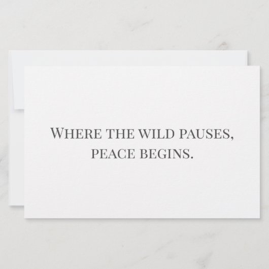 Vos en vogel bij zonsondergang in Forest Scene met Briefpapier (Achterkant)