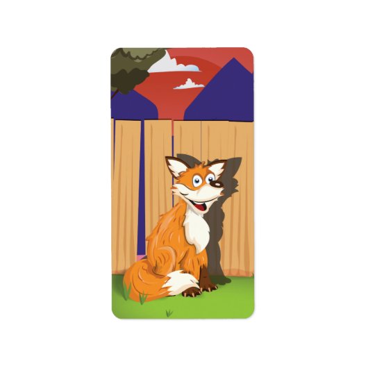 vos etiket (Voorkant)