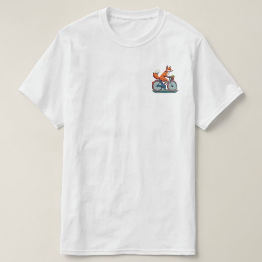Vos fiets t-shirt (Design voorkant)