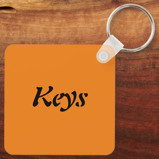 Vos, Fox, PIxel Art, pixelart sleutelhanger  (Achterkant)