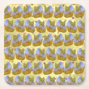 Vos genaamd Dice Kartonnen Onderzetters