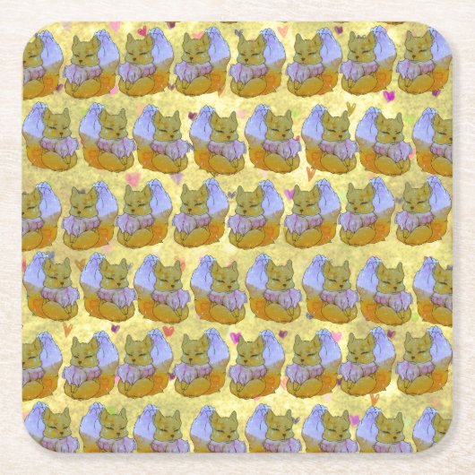 Vos genaamd Dice Kartonnen Onderzetters (Voorkant)