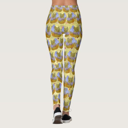 Vos genaamd Dice Leggings (Achterkant)
