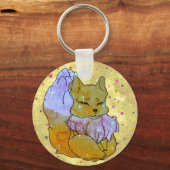 Vos genaamd Dice Sleutelhanger (Achterkant)