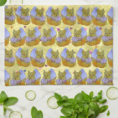 Vos genaamd Dice Theedoek (Gevouwen)