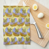 Vos genaamd Dice Theedoek (Quarter Fold)