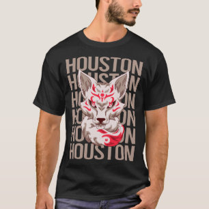Vos gezicht - Houston naam T-shirt