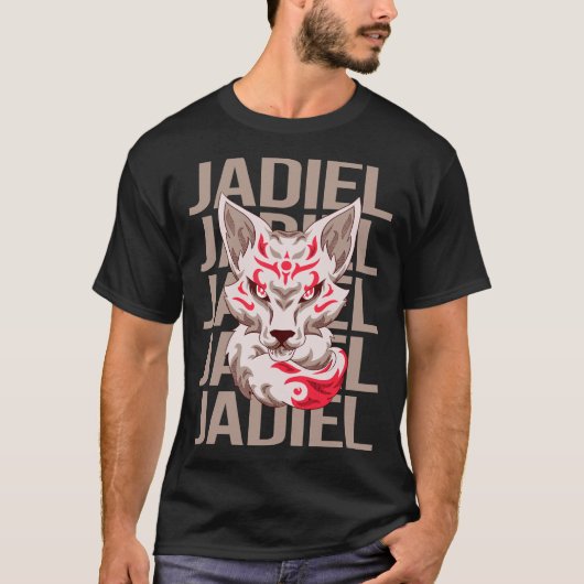 Vos Gezicht - Jadiel Naam T-shirt (Voorkant)