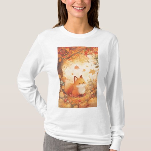 Vos Herfst Retreat T-shirt (Voorkant)