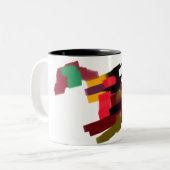 Vos herfst speelt tweekleurige koffiemok (Voorkant links)