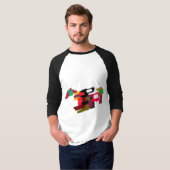 Vos herfst spelend t-shirt (Voorkant volledig)