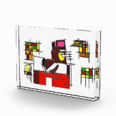 Vos herfst stijl vreugde fotoblokken (Rechts)