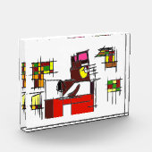 Vos herfst stijl vreugde fotoblokken (Links)