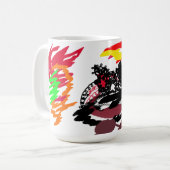 Vos herfst wild koffiemok (Voorkant links)