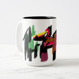 Vos herfstset tweekleurige koffiemok