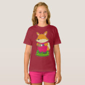 Vos Honkbal Honkbalhandschoen T-shirt (Voorkant volledig)