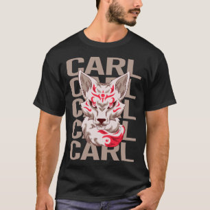 Vos Hoofd - Carl Naam T-shirt