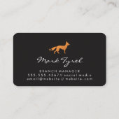 Vos Icon Visitekaartje (Achterkant)