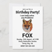 Vos Ik Kan Elk Probleem Oplossen Grappige Vos Kaart (Voorkant)