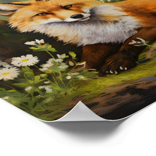 Vos in Bossen 3 Poster (Hoek)