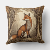  vos in botanisch bos kussen (Achterkant)