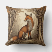  vos in botanisch bos kussen (Voorkant)