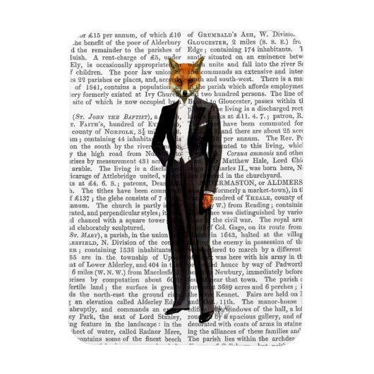 vos in de avondspuit volledig magneet (Verticaal)