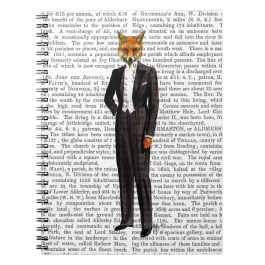 vos in de avondspuit volledig notitieboek (Voorkant)