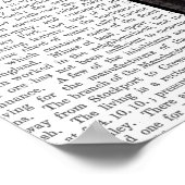 vos in de avondspuit volledig poster (Hoek)