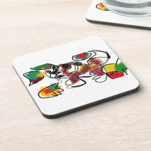 Vos in de herfst wachten bier onderzetter (Linkerzijde)