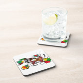 Vos in de herfst wachten bier onderzetter (Rechterzijde)