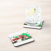 Vos in de lente bier onderzetter (Rechterzijde)