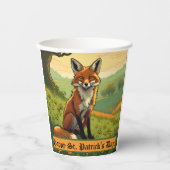 Vos in de Shamrocks Papieren Bekers (Voorkant)