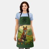 Vos in de Shamrocks Schort (Gedragen)