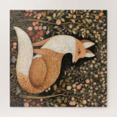 Vos in de tuin puzzel (Horizontaal)