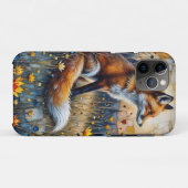 Vos in een bloemrijke weide Case-Mate iPhone case (Achterkant (horizontaal))