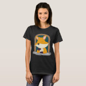 Vos in een raam t-shirt (Voorkant volledig)